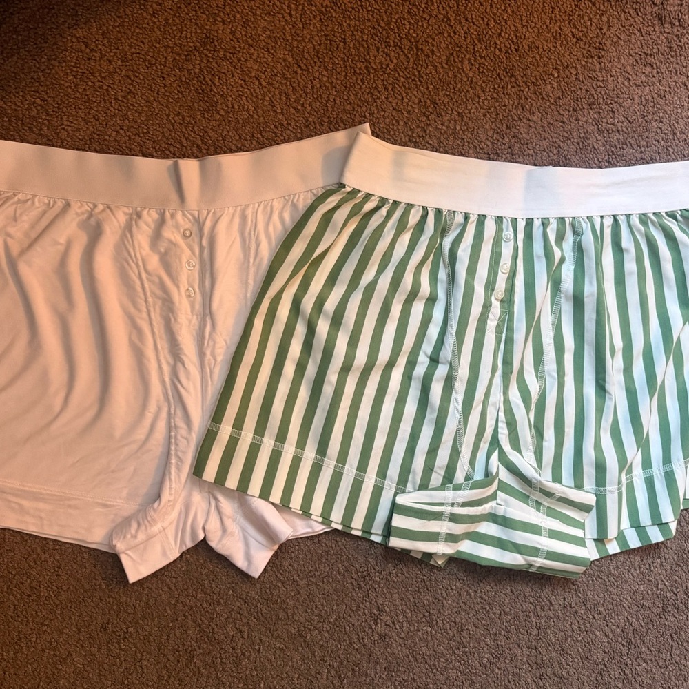 WeWoreWhat White Boxer Shorts